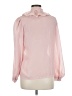 Karina 100% Polyester Pink Long Sleeve Blouse Size 8 - photo 2