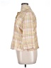 Notations Plaid Yellow 3/4 Sleeve Button-Down Shirt Size XL - photo 5
