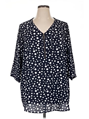 Cathy 3/4 Sleeve Blouse (view 1)