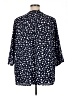 Cathy Polka Dots Blue 3/4 Sleeve Blouse Size 1X - photo 2