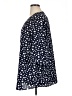 Cathy Polka Dots Blue 3/4 Sleeve Blouse Size 1X - photo 5