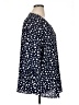 Cathy Polka Dots Blue 3/4 Sleeve Blouse Size 1X - photo 4