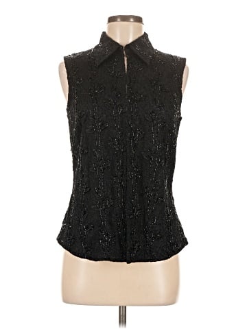 Carmen Marc Valvo Sleeveless Blouse (view 1)