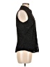 Carmen Marc Valvo 100% Polyester Black Sleeveless Blouse Size 8 - photo 4