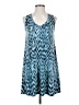 Veronica M. Chevron-herringbone Blue Casual Dress Size XS - photo 1