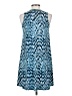 Veronica M. Chevron-herringbone Blue Casual Dress Size XS - photo 2