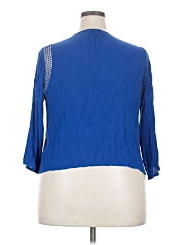 Joseph A. 3/4 Sleeve Blouse (view 2)