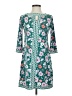 Wisp Print Green Casual Dress Size 0 (petite) - photo 1