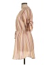 J for Justify Stripes Tan Casual Dress Size L - photo 5