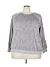 Secret Treasures Metallic Gray Pullover Sweater Size 3X - photo 1