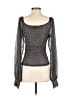 By Anthropologie Black Long Sleeve Top Size S - photo 2