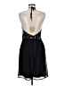 Francesca's 100% Polyester Floral Black Cocktail Dress Size M - photo 2