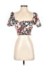 B.O.G Collective 100% Polyester Pink Short Sleeve Blouse Size XS - photo 1