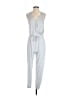Stars Above Metallic Silver Jumpsuit Size XS - photo 1