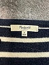 Madewell Stripes Black Blue Pullover Sweater Size S - photo 7