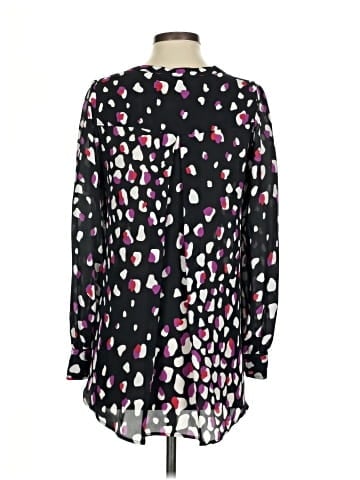 Annie Griffin Long Sleeve Silk Top (view 2)