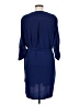 BCBGMAXAZRIA Solid Blue Casual Dress Size M - photo 2