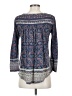 Lucky Brand Blue 3/4 Sleeve Blouse Size S - photo 2