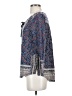 Lucky Brand Blue 3/4 Sleeve Blouse Size S - photo 5