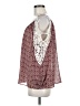 Soprano 100% Polyester Burgundy Sleeveless Blouse Size M - photo 5