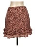 Mi ami Animal Print Pink Casual Skirt Size L - photo 2