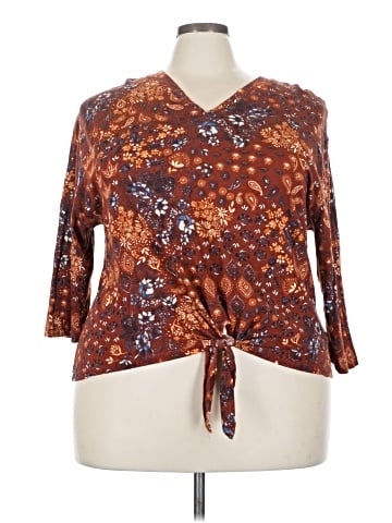 Skye's The Limit 3/4 Sleeve Blouse (view 1)