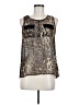Ember 100% Polyester Brown Sleeveless Blouse Size M - photo 1