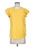 Shein 100% Polyester Yellow Short Sleeve Top Size S - photo 1