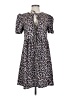 Unbranded 100% Polyester Animal Print Gray Casual Dress Size S - photo 1
