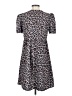 Unbranded 100% Polyester Animal Print Gray Casual Dress Size S - photo 2