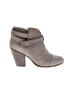 Rag & Bone 100% Leather Gray Ankle Boots Size EU 38 - photo 1