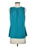 Spense Teal Sleeveless Blouse Size M - photo 1