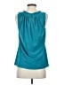 Spense Teal Sleeveless Blouse Size M - photo 2