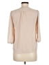 H&M 100% Polyester Tan 3/4 Sleeve Blouse Size 6 - photo 2