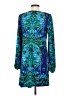 Laundry by Shelli Segal Print Blue Cocktail Dress Size 4 - photo 2