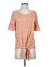 Amana Orange Short Sleeve Top Size S - photo 1