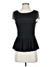 Bebe Black Short Sleeve Top Size XS - photo 1