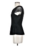 Bebe Black Short Sleeve Top Size XS - photo 5