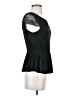Bebe Black Short Sleeve Top Size XS - photo 4