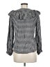Zara Houndstooth Black Long Sleeve Blouse Size S - photo 2