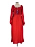 La Ligne 100% Polyester Red Casual Dress Size M - photo 2