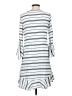 Max Studio 100% Rayon Stripes White Casual Dress Size XS - photo 2