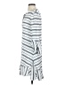 Max Studio 100% Rayon Stripes White Casual Dress Size XS - photo 5