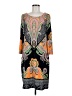 MSK Paisley Orange Casual Dress Size M - photo 1
