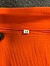 Unbranded Orange 3/4 Sleeve Button-Down Shirt Size M - photo 7