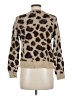 Industry 100% Nylon Animal Print Brown Cardigan Size M - photo 2