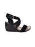 Assorted Brands 100% Leather Black Wedges Size 5 1/2 - photo 1