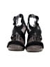 Assorted Brands 100% Leather Black Wedges Size 5 1/2 - photo 2