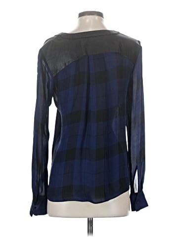 Parker Long Sleeve Silk Top (view 2)