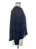 Parker 100% Silk Blue Long Sleeve Silk Top Size XS - photo 4